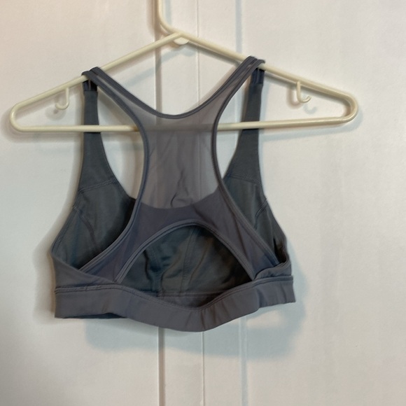 💚 Women's Grey Racerback Sports Bra - 27 inch band - Picture 2 of 2